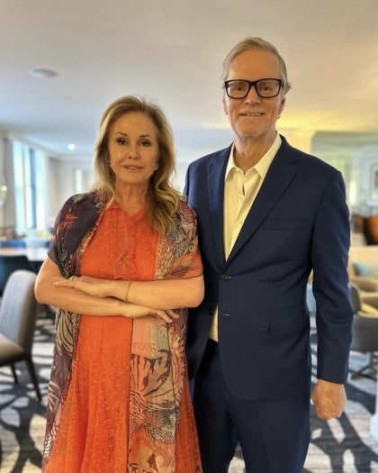 Richard Howard Hilton (father of Conrad Hughes Hilton) and his wife Kathy Hilton in a photo